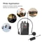 UHF Wireless Headset Microphone With Bodypack Transmitter Receiver LED Display For Teaching Prese 5