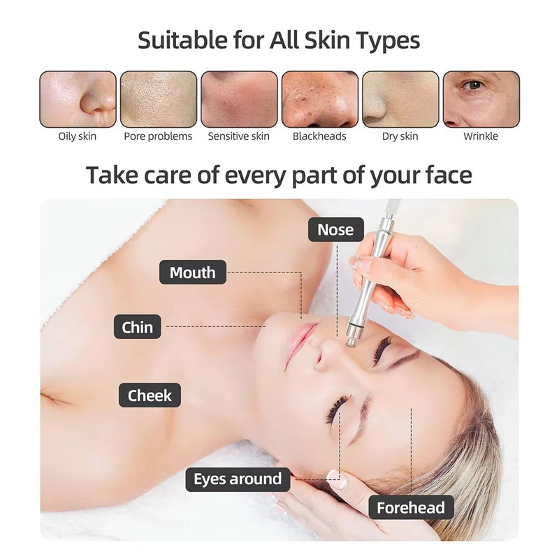 Professional Diamond Microdermabrasion Machine With Water Spray Exfoliation Deep Pore Cleaning Fa 3