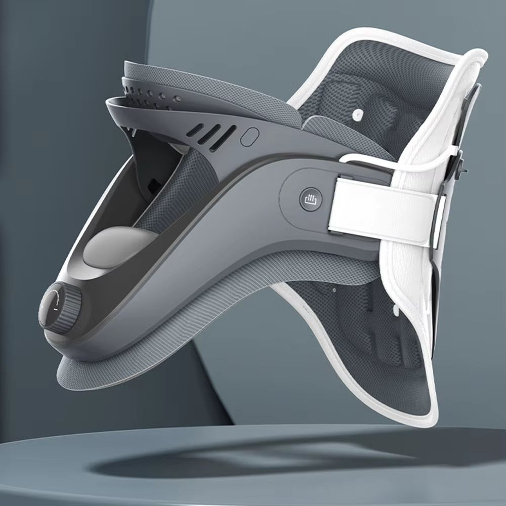 Cervical Neck Traction Device With Airbag Support Adjustable Neck Brace For Spine Alignment Pain 4