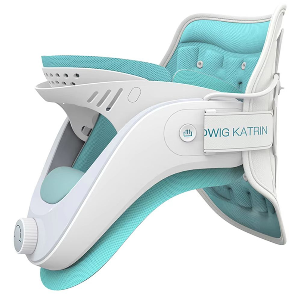 Cervical Neck Traction Device With Airbag Support Adjustable Neck Brace For Spine Alignment Pain 6