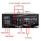 2000W Bluetooth Audio Power Amplifier HiFi 20 Channel AV Amp With Remote Control For Car Home Out 3