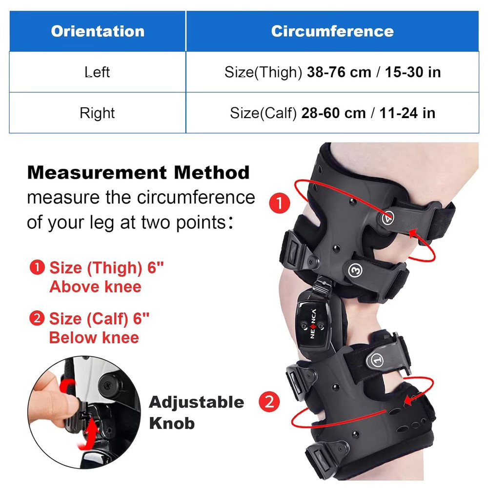 NEENCA OA Unloader Knee Brace  Pain Relief  Joint Support For ACL Meniscus Injury And Patella Stabi 4