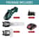 2in1 Cordless Electric Hedge Trimmer Rechargeable Handheld Shrub Cutter Garden Pruning Tool 11