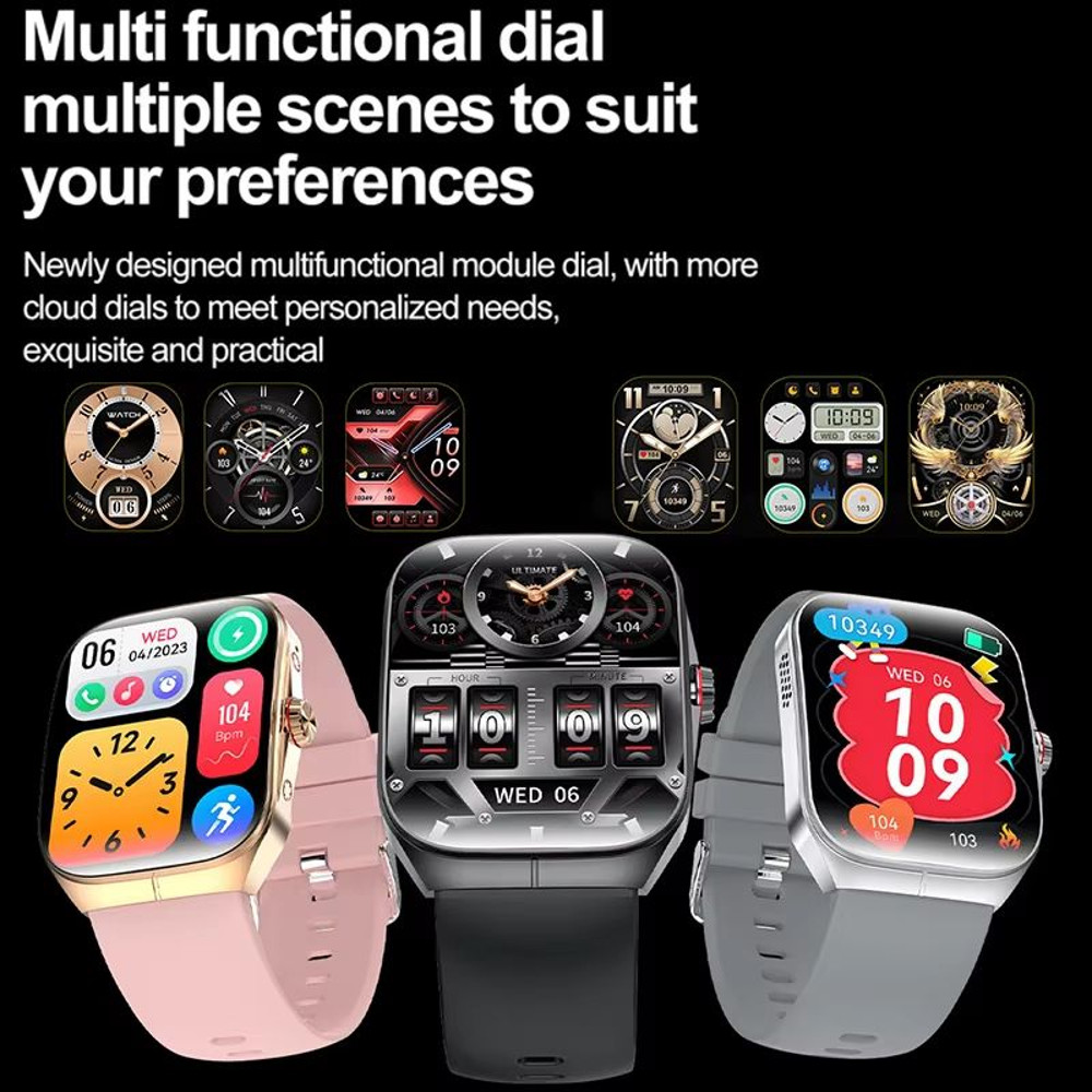 2025 Ultra HD Smartwatch 195 GPS Sports Watch With Bluetooth Calling NFC Fitness Tracking For Men 5