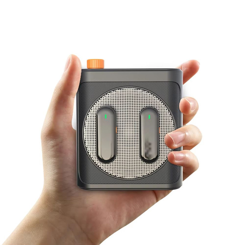 Portable Voice Amplifier With Lavalier Microphone  Mini Wireless Megaphone Speaker For Teachers Tou 0