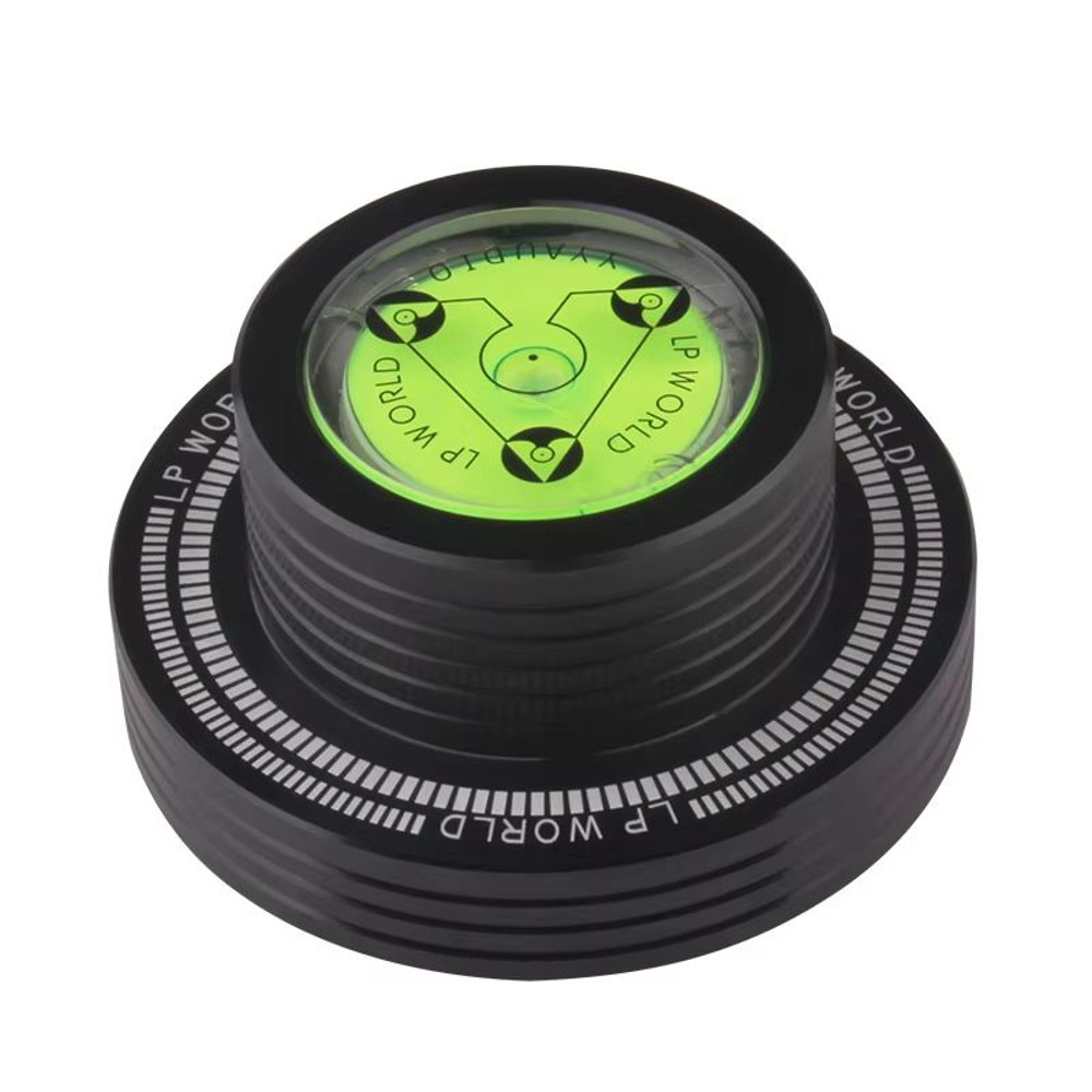 Universal Turntable Stabilizer Weight Aluminum Alloy LP Record Clamp With Level For Vinyl Players 9