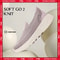 LiNing Women Soft Go 2 Knit SlipOn Walking Shoes Breathable Cushion Sneakers For Everyday Comfort 0