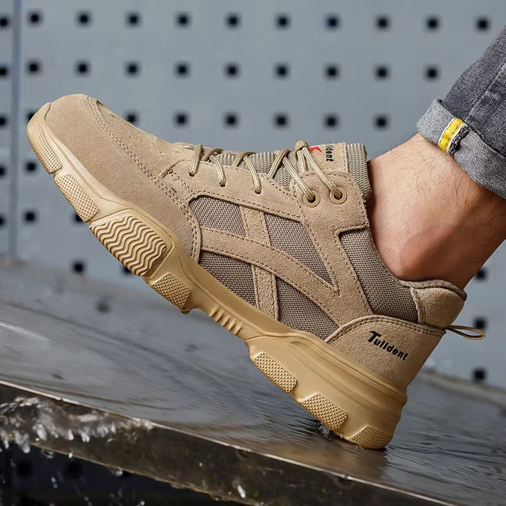 Mens Insulated Safety Work Boots 10KV AntiSmash PunctureProof Breathable Shoes For Electricians An 3