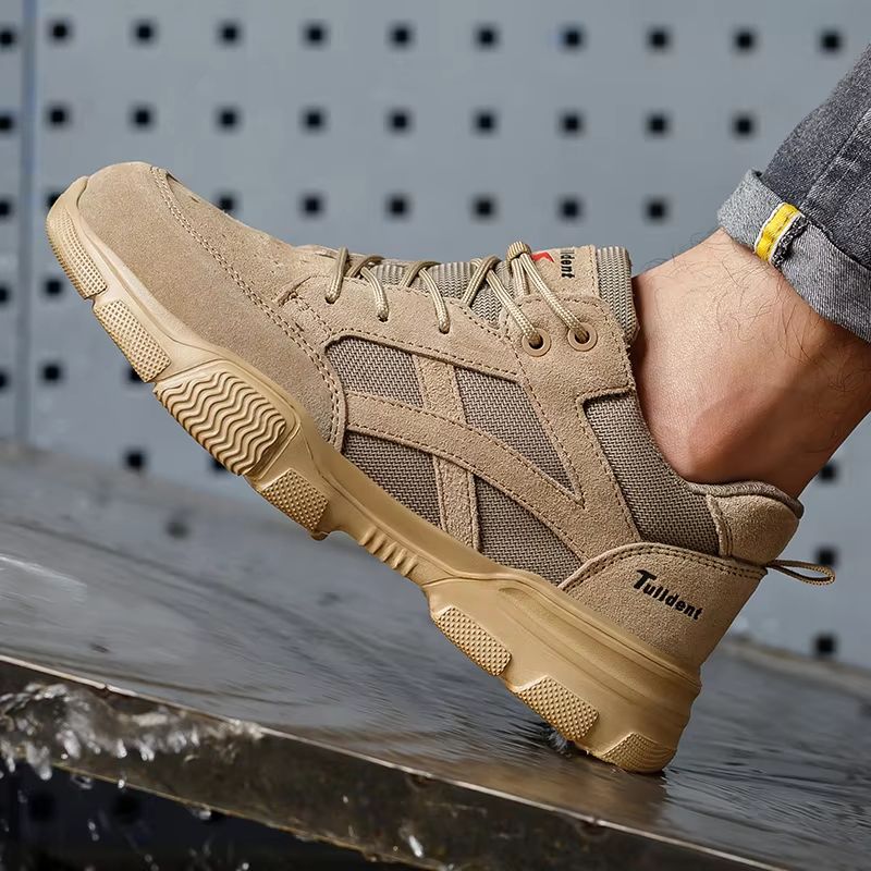 Mens Insulated Safety Work Boots 10KV AntiSmash PunctureProof Breathable Shoes For Electricians An 3