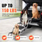 SucceBuy Folding Dog Car Steps Lightweight Aluminum Pet Stairs For Cars SUVs And Trucks Up To 150 1