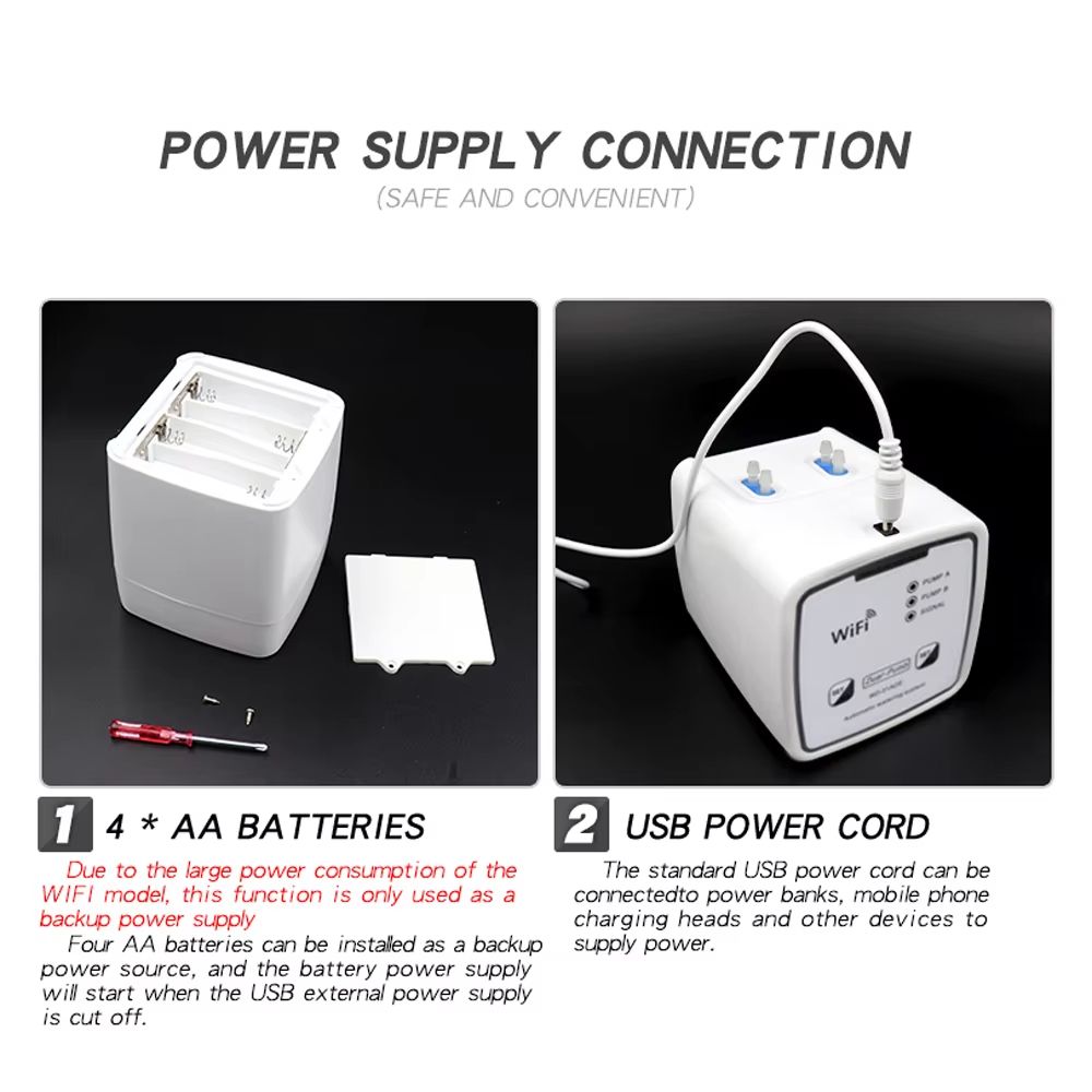 WiFi Smart Watering Device  Automatic Drip Irrigation System With Dual Pumps And Remote App Control 3