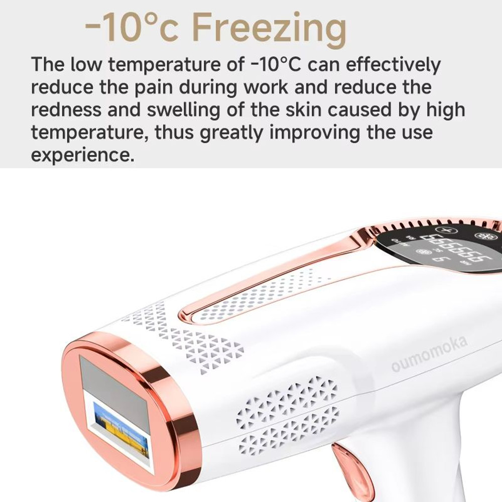 Permanent IPL Hair Removal Device AtHome Laser Epilator For Women Men With Facial And Body Use 2
