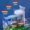 Aquarium Waterfall Filter Box WallMounted Silent Circulating Purifier With Builtin Pump For Fish T 2