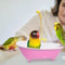 Automatic Bird Bath For Parrots Intelligent Cage Shower With Cute Plastic Design For Healthy Groom 1