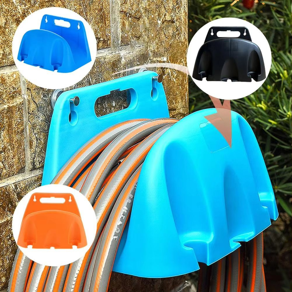 WallMounted Garden Hose Holder Durable Plastic Irrigation Pipe Organizer And Storage Rack 1