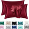 2Pack Satin Silk Pillowcases Super Soft Standard Size Pillow Covers For Hair And Skin Care 8