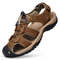 Mens Summer Genuine Leather Sandals Casual Outdoor Beach Shoes With Roman Style Plus Size 3848 6