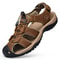 Mens Summer Genuine Leather Sandals Casual Outdoor Beach Shoes With Roman Style Plus Size 3848 6