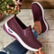 Elegant Comfort Womens Casual Sneakers Soft Sole Solid Color Everyday Style 6