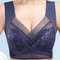 Plus Size Seamless Push Up Bralette Ice Silk Wireless Lace Bra For Women L6XL 1