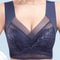 Plus Size Seamless Push Up Bralette Ice Silk Wireless Lace Bra For Women L6XL 1