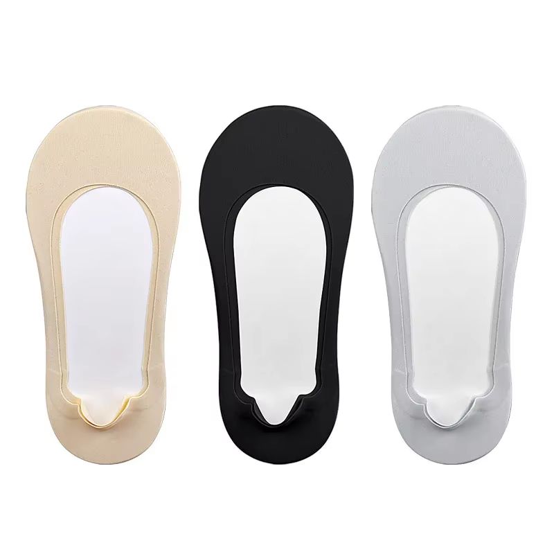 Womens Plantar Fasciitis Insole Socks Invisible Shock Absorbing NonSlip Shoe Pads 4