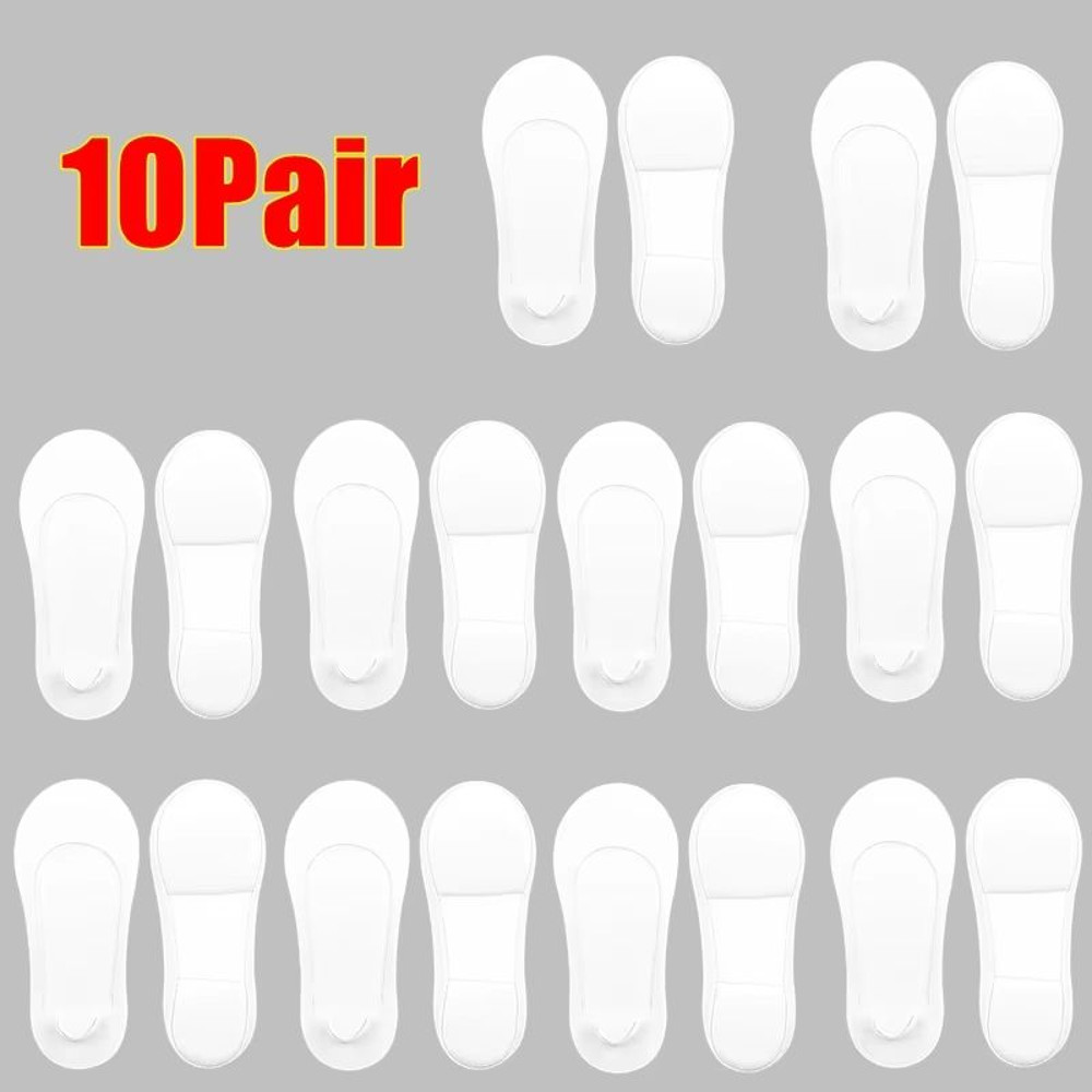 Womens Plantar Fasciitis Insole Socks Invisible Shock Absorbing NonSlip Shoe Pads 11