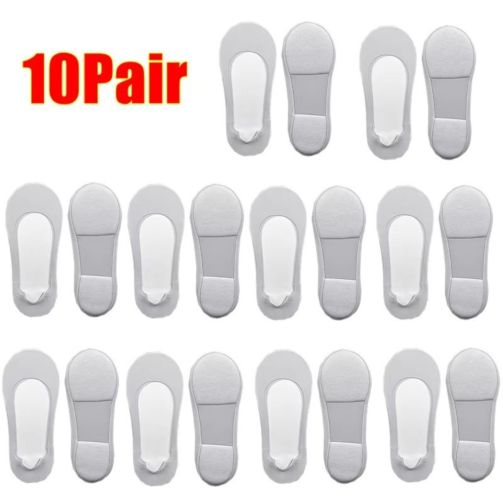 Womens Plantar Fasciitis Insole Socks Invisible Shock Absorbing NonSlip Shoe Pads 14