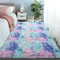 VIKAMA TieDye Plush Carpet Soft Fluffy NonSlip Rug For Living Room Bedroom Kids Spaces 23