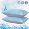 Summer Cooling Pillowcase Solid Color Ice Bean Pillow Cover For Cool Breathable Sleep 48x74cm No P 0