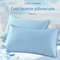 Summer Cooling Pillowcase Solid Color Ice Bean Pillow Cover For Cool Breathable Sleep 48x74cm No P 1