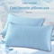 Summer Cooling Pillowcase Solid Color Ice Bean Pillow Cover For Cool Breathable Sleep 48x74cm No P 1