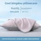 Summer Cooling Pillowcase Solid Color Ice Bean Pillow Cover For Cool Breathable Sleep 48x74cm No P 6