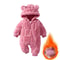 Winter Baby Bear Hooded Romper Warm Fleece Infant Jumpsuit For Newborn Boys And Girls 11
