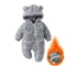 Winter Baby Bear Hooded Romper Warm Fleece Infant Jumpsuit For Newborn Boys And Girls 7