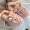 Cozy Cartoon Plush Sheep Slippers Warm Winter Indoor Cotton Slippers For Men Women 5