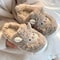 Cozy Cartoon Plush Sheep Slippers Warm Winter Indoor Cotton Slippers For Men Women 6