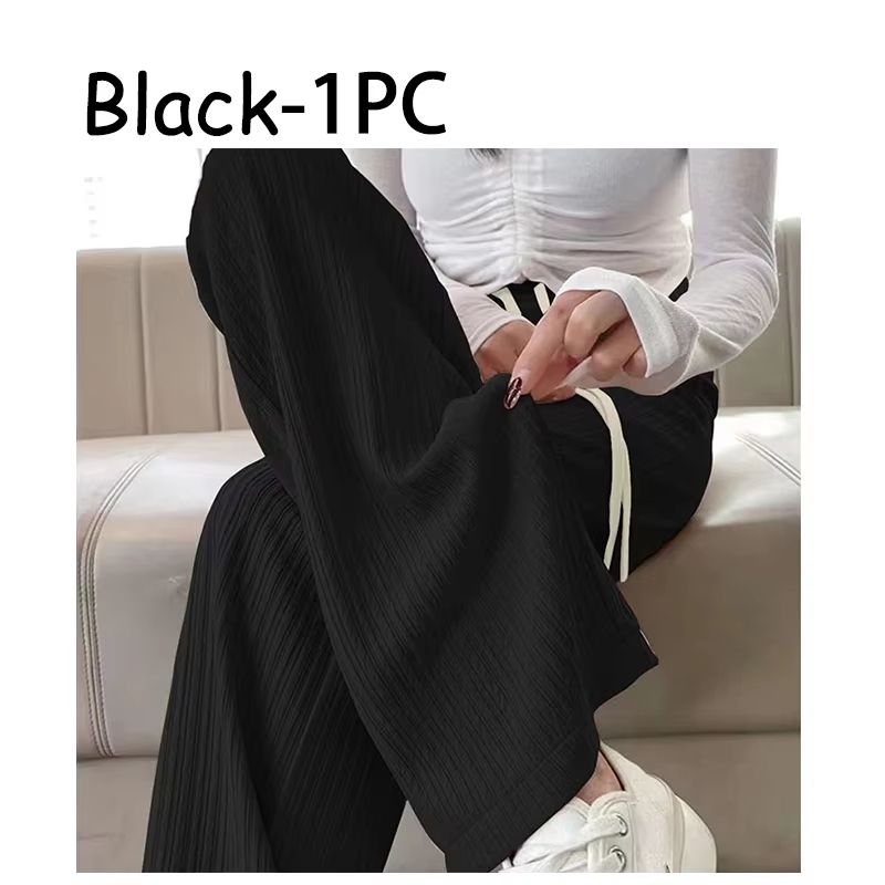 2025 HighWaist Bubble Cloud Puff Pants Draped WideLeg Narrow Straight Fit 7