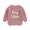 Big Sister Little Sister Matching Embroidered Knit Sweater Set Warm FallWinter Toddler Sweatshirt 10