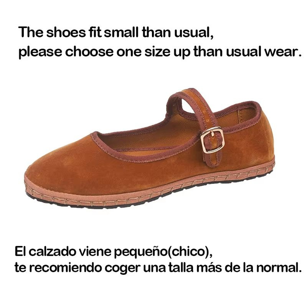 VelvaStep Womens Round Toe Flats Soft HandStitched Casual Comfort Shoes 13