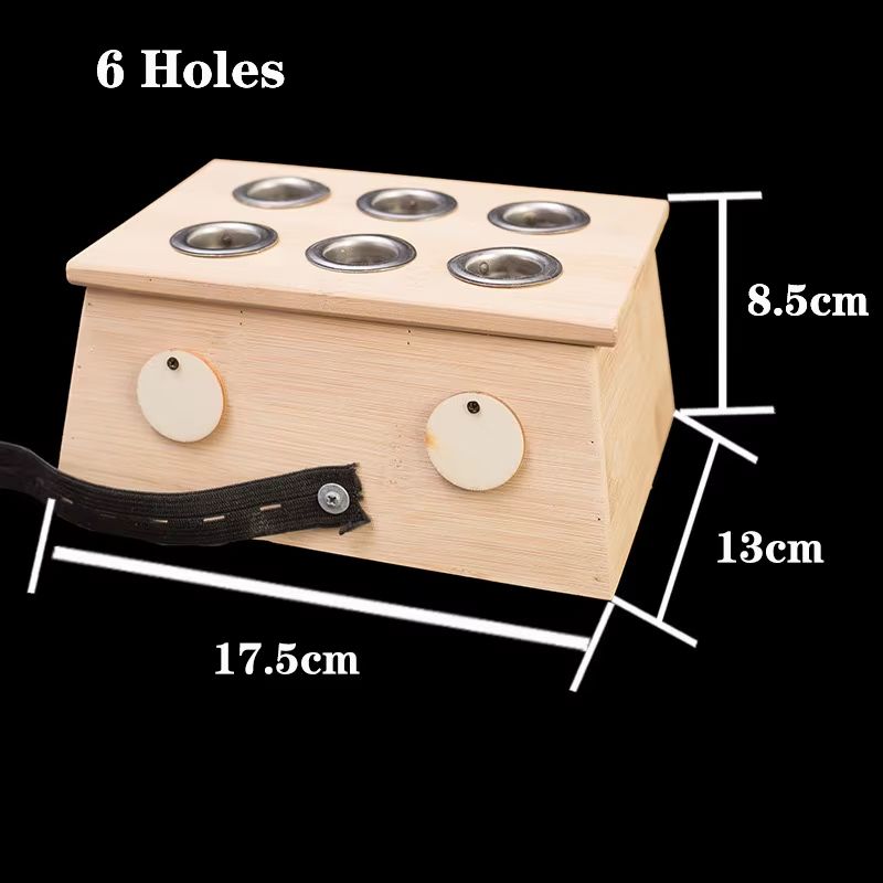 Natural Bamboo Moxibustion Box Traditional Moxa Therapy Burner For Pain Relief Acupuncture Body M 11