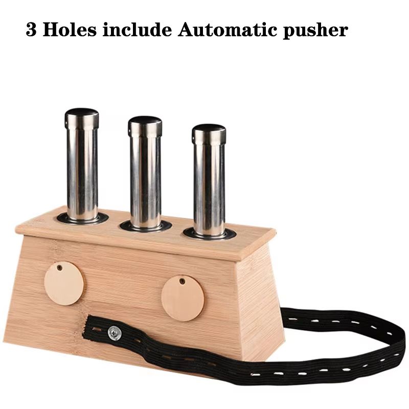 Natural Bamboo Moxibustion Box Traditional Moxa Therapy Burner For Pain Relief Acupuncture Body M 16