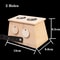 Natural Bamboo Moxibustion Box Traditional Moxa Therapy Burner For Pain Relief Acupuncture Body M 8