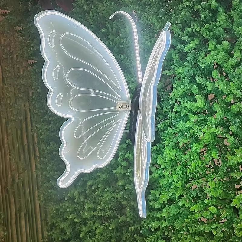 12V LED Butterfly Lights Outdoor Dynamic Static Decorative String For Festivals Parties And Home 5