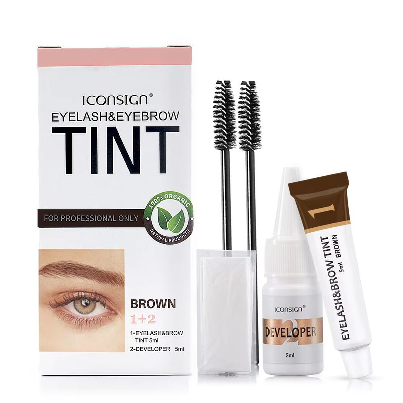 ICONSIGN Professional Eyebrow Tint Kit Eyelash Dye LongLasting Color And SalonQuality Results At 5