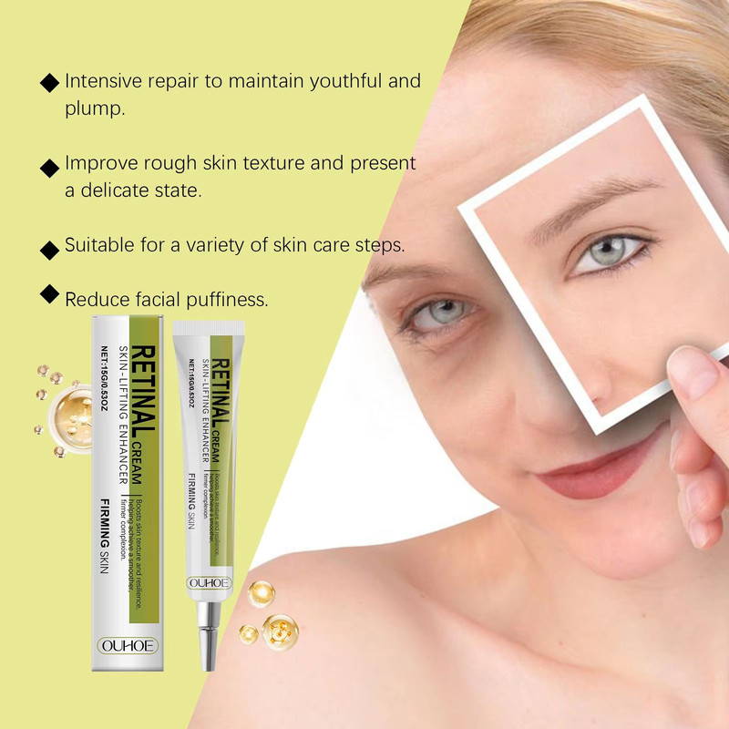 Advanced Retinol Cream Hydrating AntiAging Face Moisturizer For Wrinkles Fine Lines Firmness 2