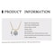 RAPRGOLD Moissanite Solitaire Pendant Necklace S925 Sterling Silver Jewelry For Women 1