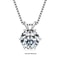 RAPRGOLD Moissanite Solitaire Pendant Necklace S925 Sterling Silver Jewelry For Women 12