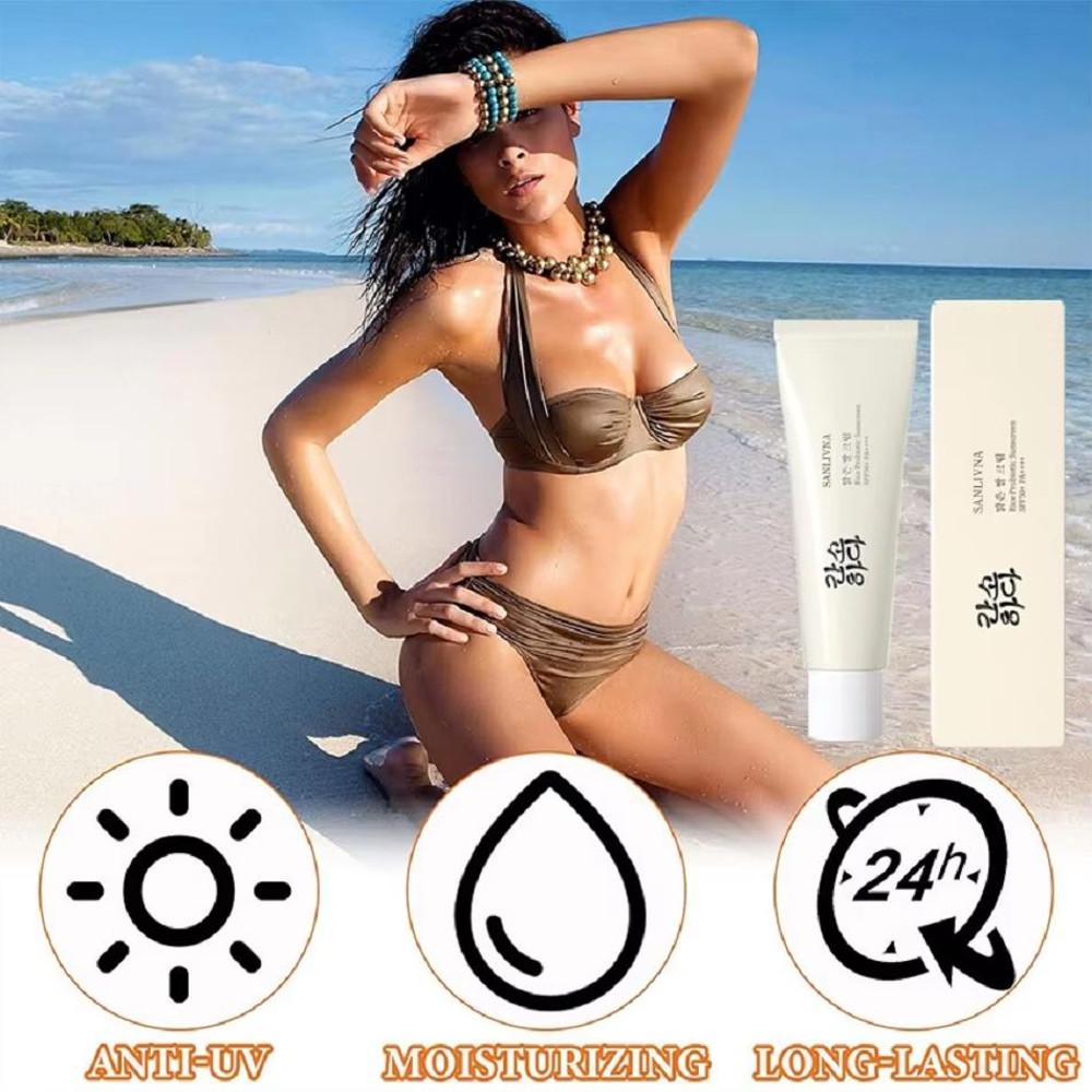 TravelFriendly SPF50 PA Moisturizing Sunscreen Cream Nourishing Outdoor Protection 5