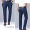 Summer Thin Elastic Waist Cotton Straight Casual Mens Pants 4